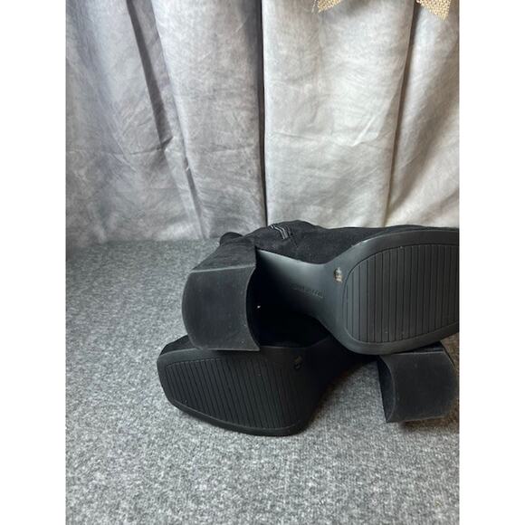 Kenneth Cole New York Womens Bri Stretch Boot Black Mid-Calf Boots Size 8.5 - Picture 5 of 9